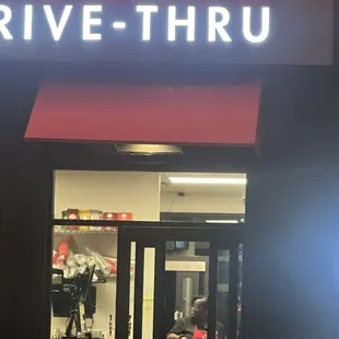 Drive through window