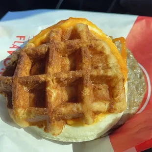 Waffle sandwich