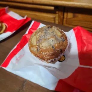 Blueberry muffin.. soft warm and tasty