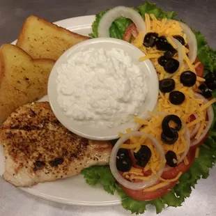 Low Cal Grilled Chicken Dinner