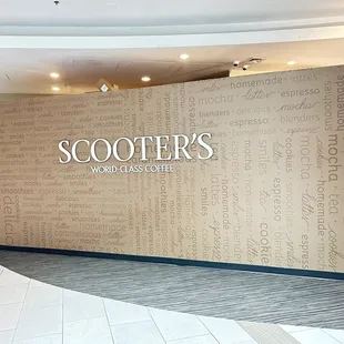 the entrance to the lobby