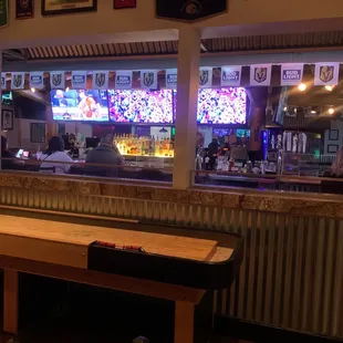 Bar and gaming area.