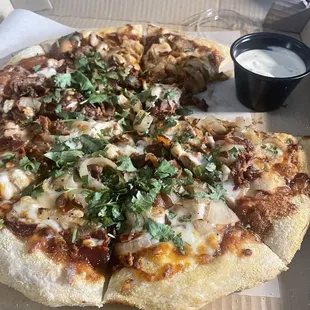 Bbq chicken pizza