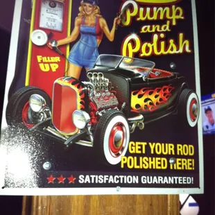 Slightly crass decor, but all in good fun :)