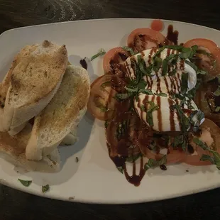 Caprese plate appetizer