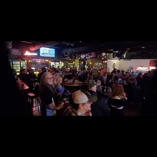 Customers having a great time