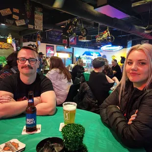 two people sitting at a table