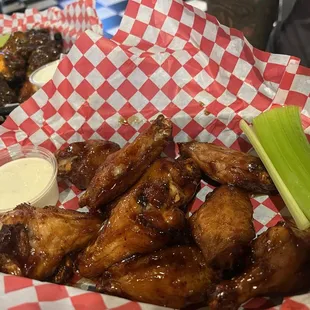 Sweet garlic teriyaki traditional wings made me wanna cry Oh so good