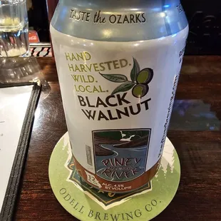 Piney River Black Walnut local brewery beer
