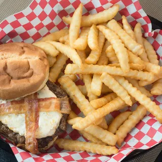 Bacon Ranch Cream Cheese Burger