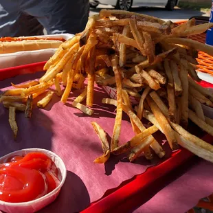 Junior fries - enough for the 4 of us!