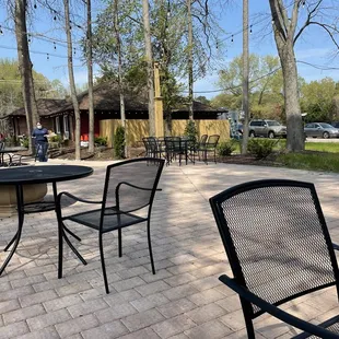 Outdoor seating area