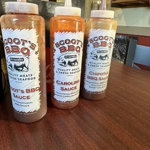 Sauce choices