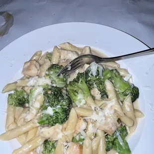 Chicken, broccoli, ziti