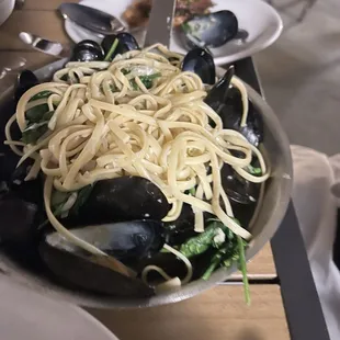 Linguine with Mussels