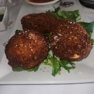 Fried raviolis were very good size and delicious