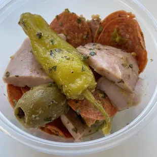 Antipasto salad.