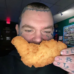Chicken strips the size of your face