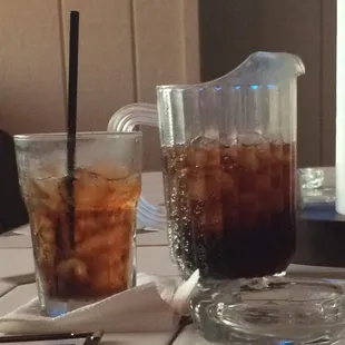 We were very thirsty, so the Waitress was nice enough to bring us a pitcher.