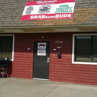 the front of the store