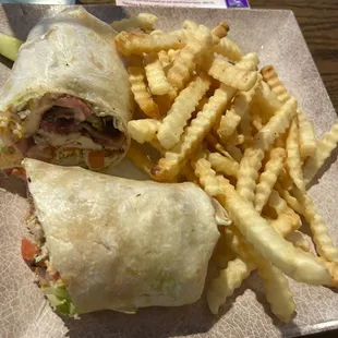 chicken club wrap
