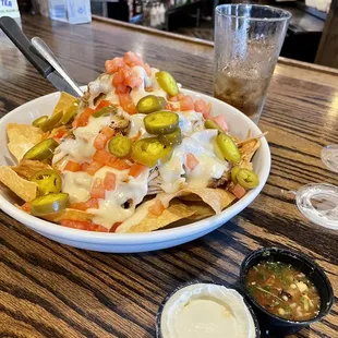 Pulled pork nachos