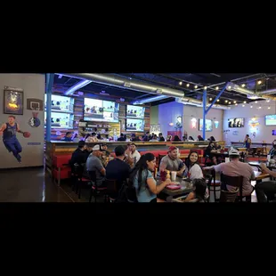 Great vibes and multiple TVs with pool tables and games for kids