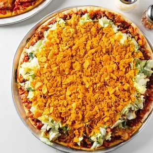 Our famous Taco Pizza!