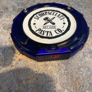 Order number programmed in