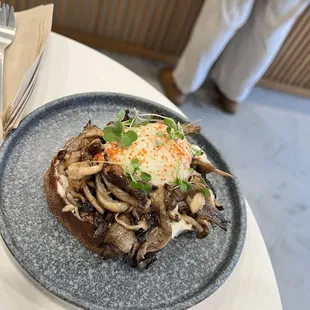 Mushroom toast! 10/10