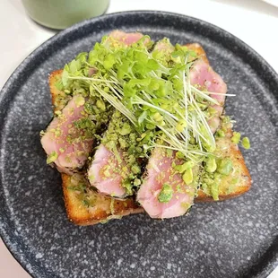 Seared Tuna Toast