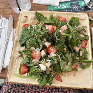 Strawberry & Spinach Salad