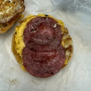 the plastic tasting peperoni that was put on my sandwich, instead of the pork I ordered and paid extra for. this happens on all my orders.