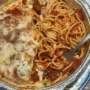Dry over cooked chicken parm
