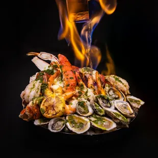 Charbroiled Seafood Platter
