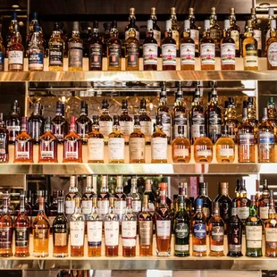 From whiskey to scotch, guests can sip expertly curated spirits from the restaurant&apos;s world-class scotch collection.