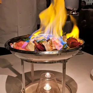 Scotch 80 Prime 12/4/19: Mesquite Fired Crustacean Tower – Maine Lobster, Mexican Shrimp, Sea Scallops, Spanish Octopus, King Crab, Clams