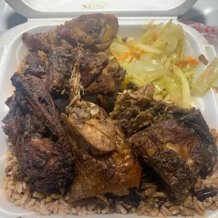 Jerk chicken plate