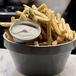 Pickle fries.... Perfectly crispy