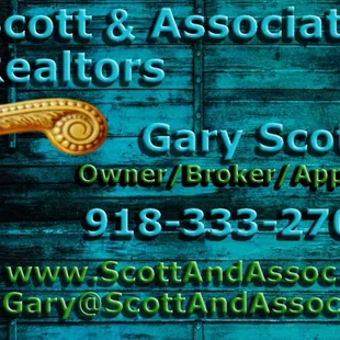 Scott &amp; Associates, Realtors  Scott Appraisal Company  Bartlesville, Washington County, Oklahoma Realtors &amp; Appraisers (C)2020 Gary Scott