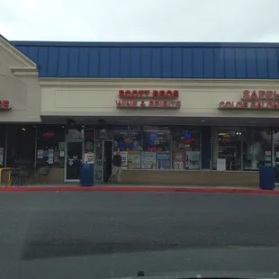 the front of the store