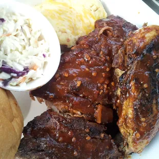 bbq ribs, food, ribs