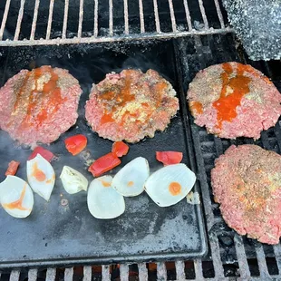 Angus Hot Sauce Bbq Burgers