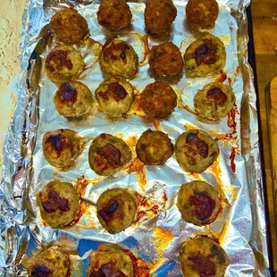 Bison Meatballs