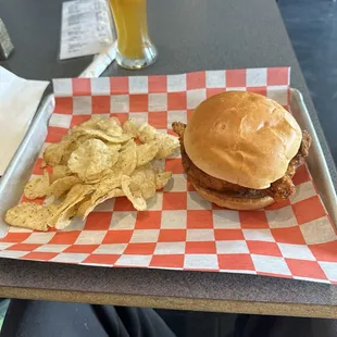 Buffalo chicken sandwich