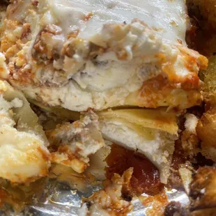 Horrible lasagna unless u like 90% ricotta cheese