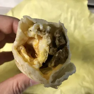 Sausage, Egg, &amp; Cheese Breakfast Burrito