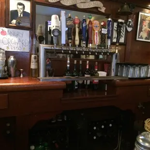 Beers on tap and an autographed photo of Mario Lanza!