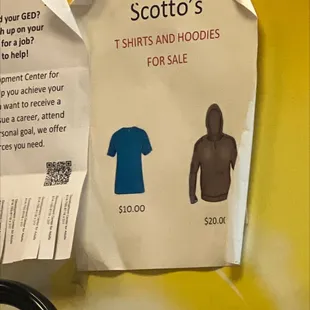 t - shirts and hoodies for sale