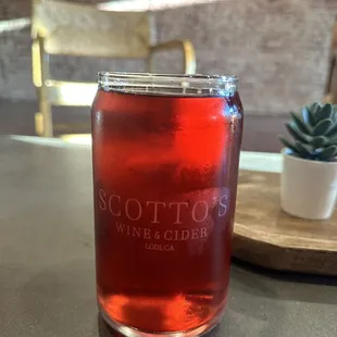 Red white &amp; blue drink